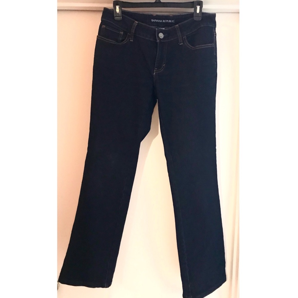 Banana Republic dark wash curvy boot cut jeans